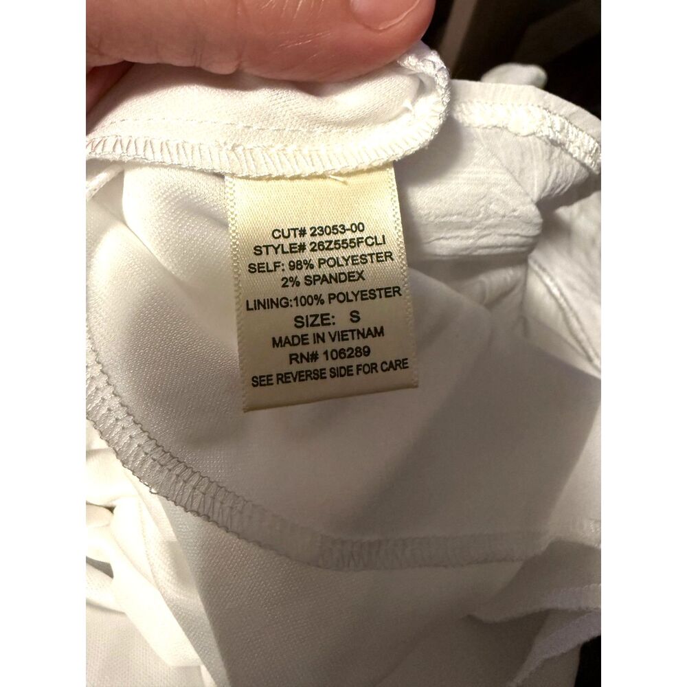 Altar'd State White Ruffle Mini Dress - NWT - Size Small - Picture 10 of 10